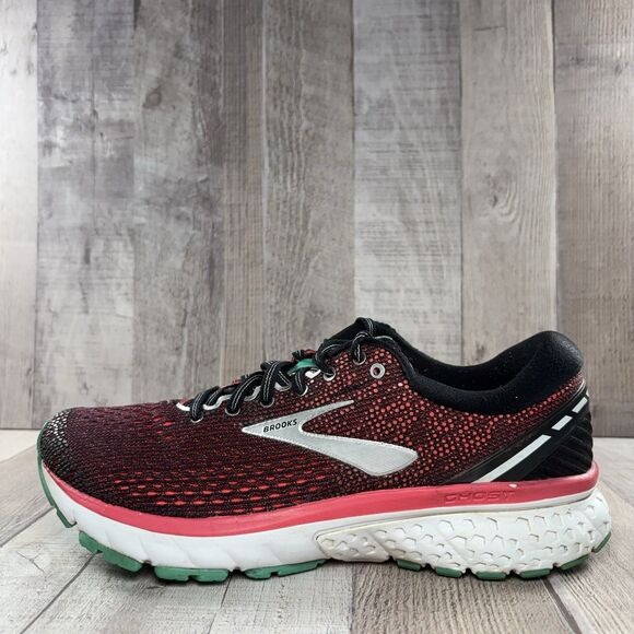 Brooks Ghost 11 Women's Size 10 Running Shoes Athletic Sneakers Black Pink - Picture 6 of 12